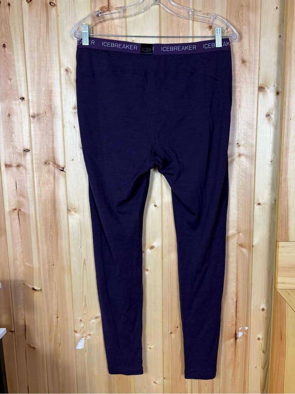 Icebreaker Bodyfit 260 Merino Wool Thermal Set XL Purple Quarter Zip & Leggings - Picture 3 of 16